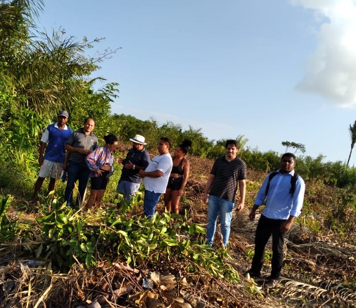 Ações dos Vereadores – Vereadores do município de Alcântara vão até o local onde será implantado o sistema de abastecimento de água no povoado Iguaiba