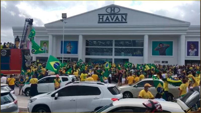 São Luís – Manifestantes fazem ato a favor do presidente Bolsonaro na Capital 