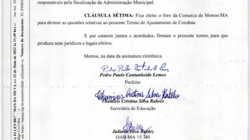 População de Presidente Juscelino acionou o MP para denunciar o prefeito que pagou por obras que não foram realizadas