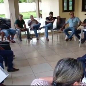 Raimundo Coelho pré-candidato a deputado federal participa de reunião com presidentes de associações e produtores rurais de Peritoró no leste do estado