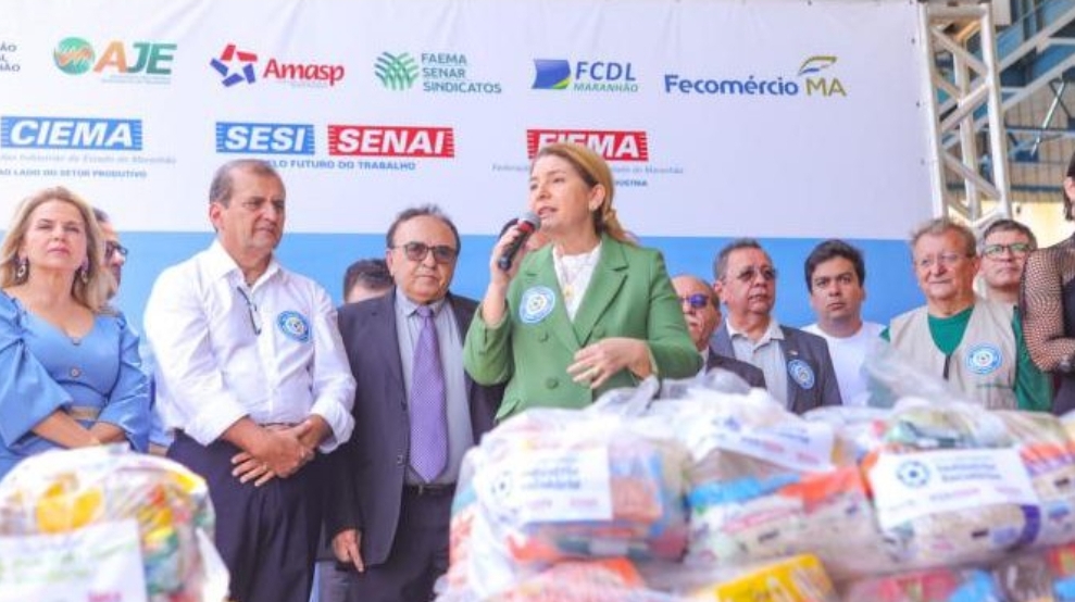 Iracema Vale participa da entrega de doações da campanha “S.O.S. Enchentes: Empresa Solidária”