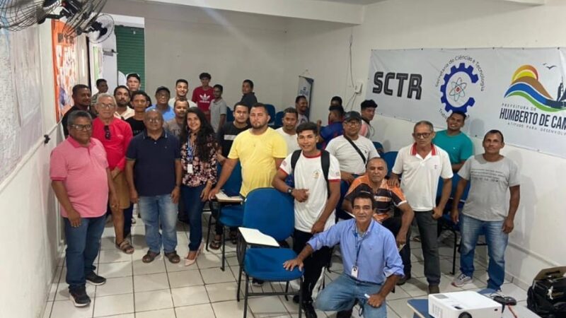 Prefeitura de Humberto de Campos realizou aula inaugural do curso  profissionalizante de refrigeração em parceria com o SENAI
