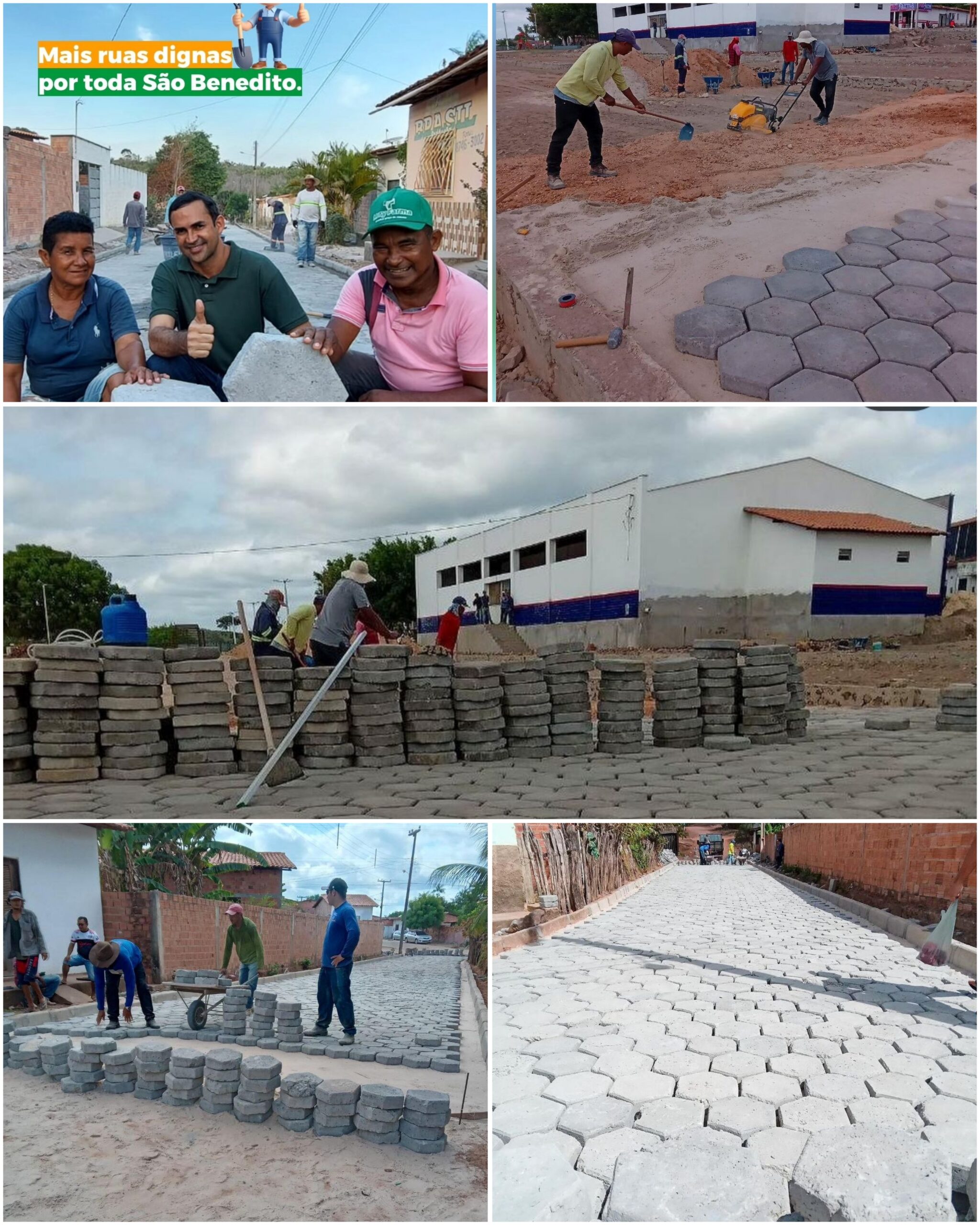 INFRAESTRUTURA – Prefeitura melhora bairros com ‘Mutirão Rua Digna’ frutos do trabalho de Wallas Rocha em São Benedito do Rio Preto (MA)
