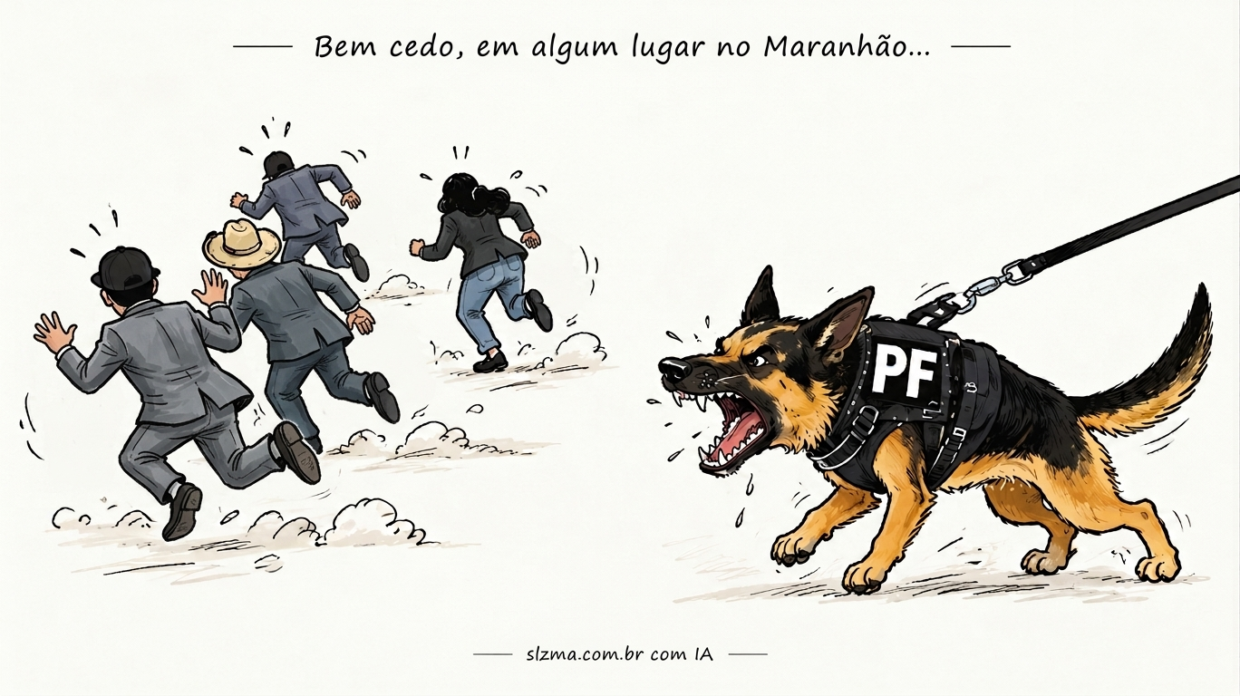 Corram, a polícia vem ai…